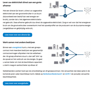 Energiedelen voor bedrijven